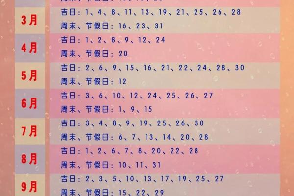 2024年适宜订婚的日子