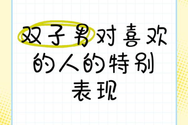 双子男玩你的表现有哪些(双子座男生玩一个人的表现)