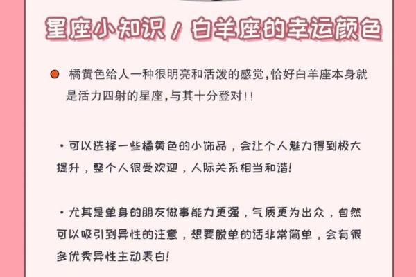 白羊座的幸运颜色和数字 白羊座的幸运颜色和数字