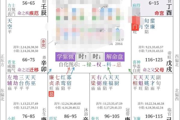 紫微斗数之后天运势－－岁限的分析推断：看流年