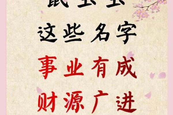 给下午2点出生的属鼠男孩起名适合用什么字姓名