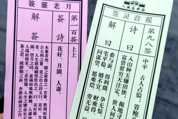 太上灵签全部签文