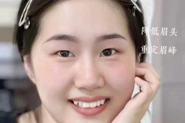 倒八字眉,眉毛上扬将军眉