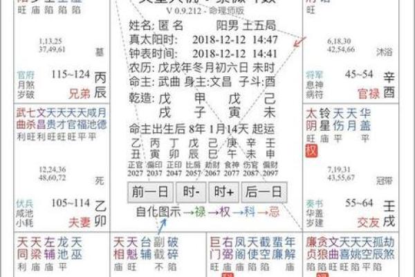 八字排盘图文解析