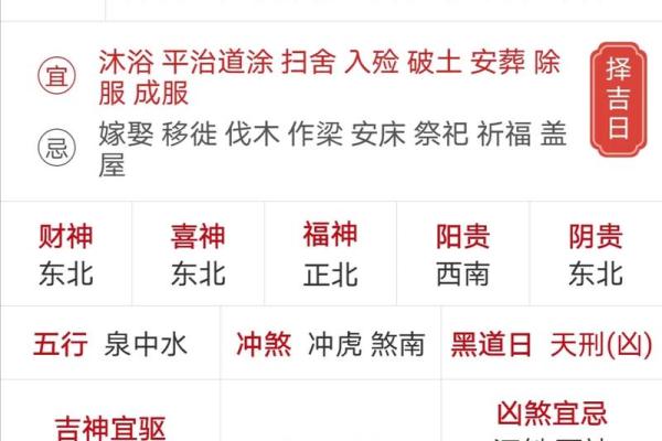 2024年1月5日老黄历，吉日查询
