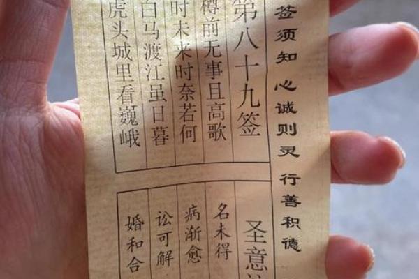 48签灵签详细解读