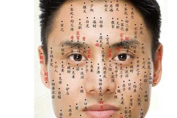 脸上胎记算命图解