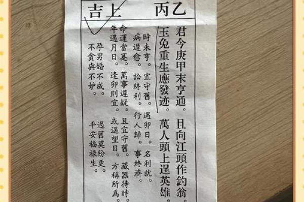 关公灵签免费抽签52签全解