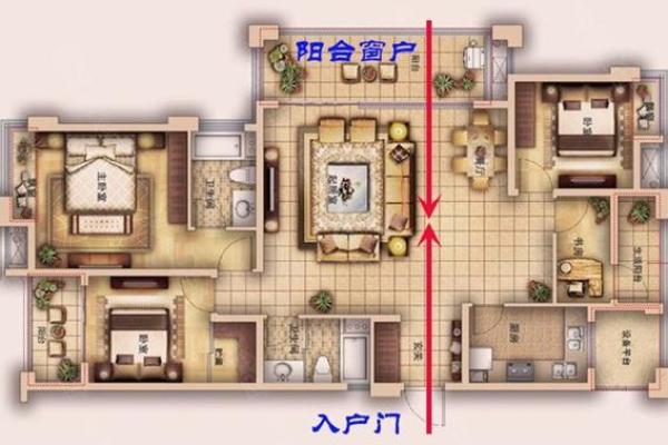 不通透一居室房子风水