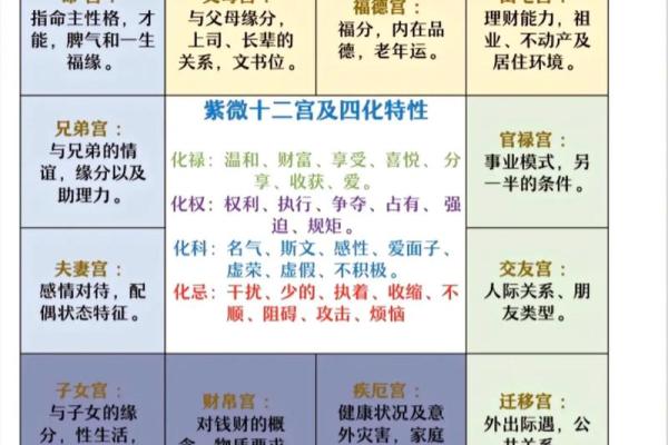 紫薇斗数流年宫位怎么看