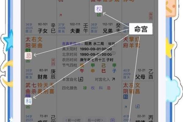 紫薇星入命宫平