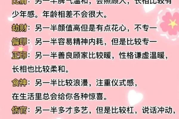 命理解说：八字看另一半长相