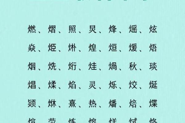 八字中缺火的男孩名字