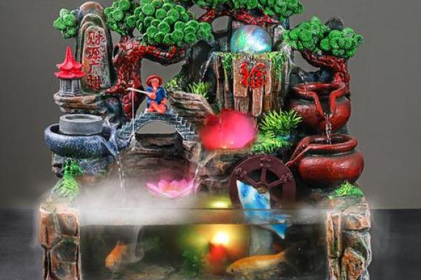 流水喷泉风水轮摆件有什么寓义