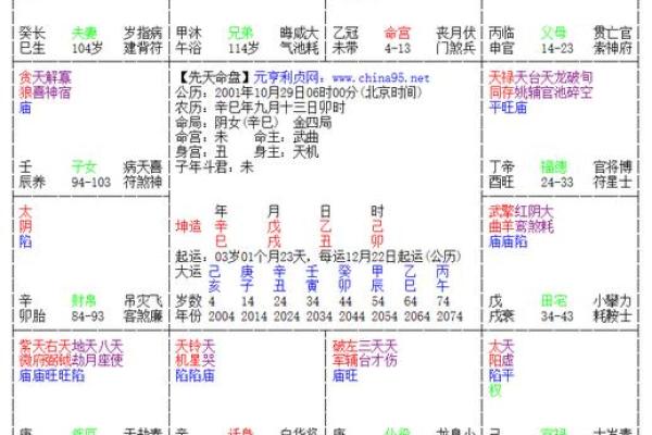 紫薇斗数廉贞星文昌同宫