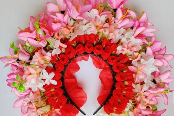 八字围花