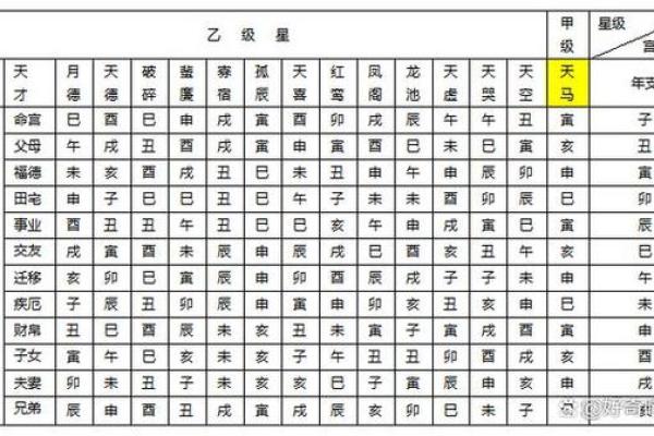 排紫薇斗数流年